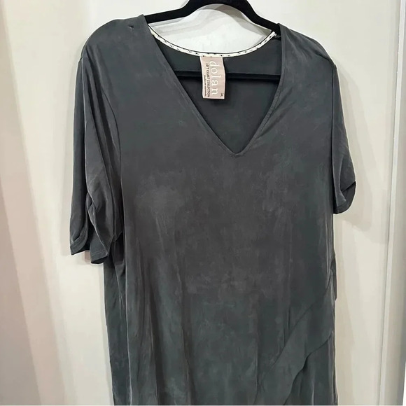 Anthropologie Dolan Left Coast Collection Shift Dress Charcoal Grey Size XL - Picture 3 of 6